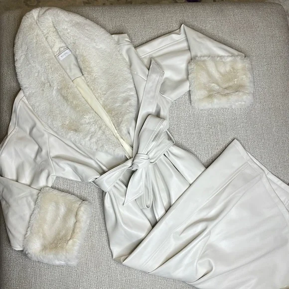 Meshki Jackets Coats Meshki Rebekah Oversized Pu Trench Coat